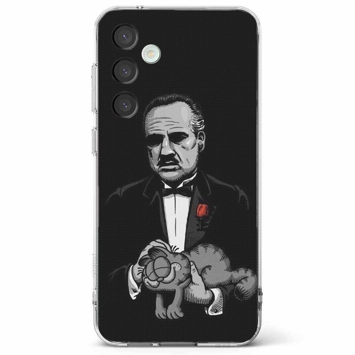 Husa telefon compatibila cu Samsung Galaxy A55 5G, Viceversa, model Godfather, Silicon, TPU