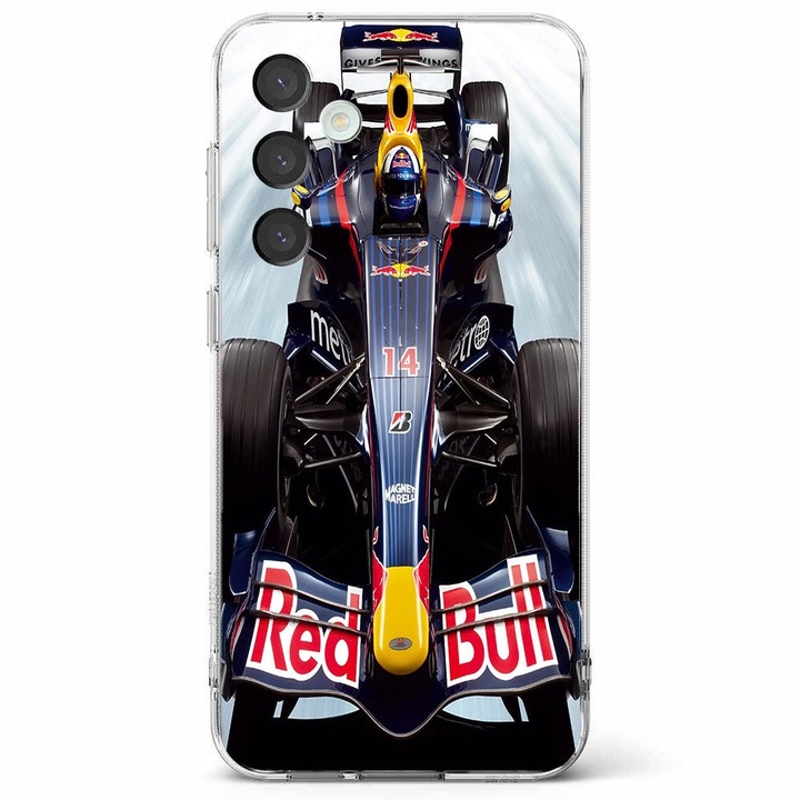 Husa telefon compatibila cu Samsung Galaxy A55 5G, Viceversa, model Fast track Formula 1 Red Bull Racing, Silicon, TPU