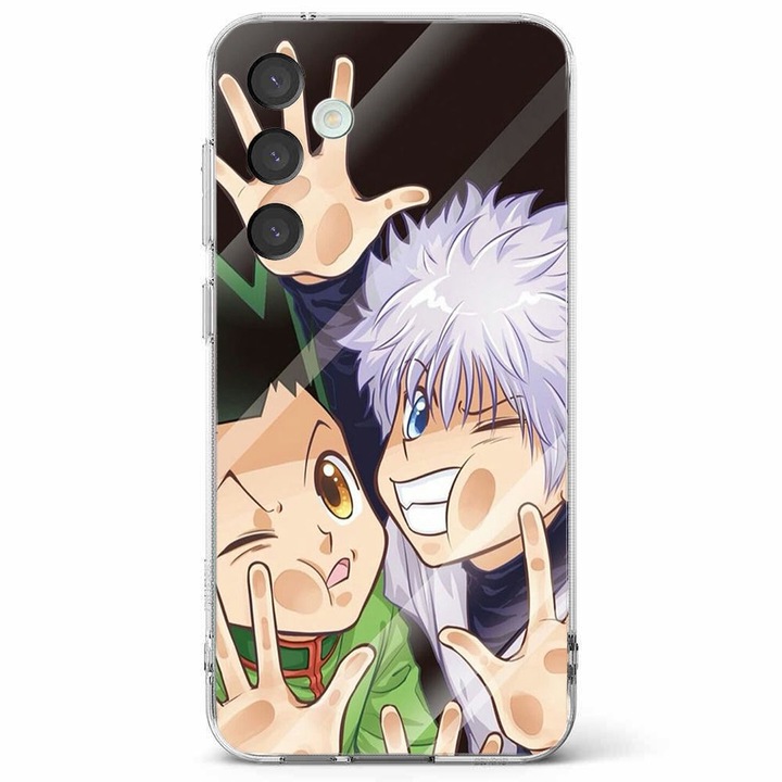 Husa telefon compatibila cu Samsung Galaxy S23 FE, Viceversa, model Having Fun Hunter x Hunter, Silicon, TPU