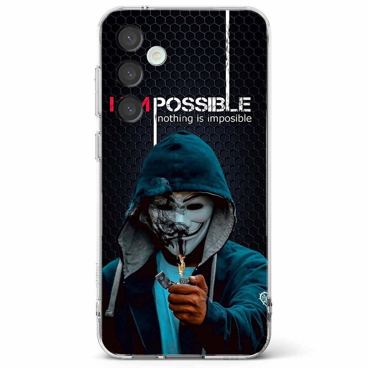 Husa telefon compatibila cu Samsung Galaxy A55 5G, Viceversa, model I am possible, Silicon, TPU