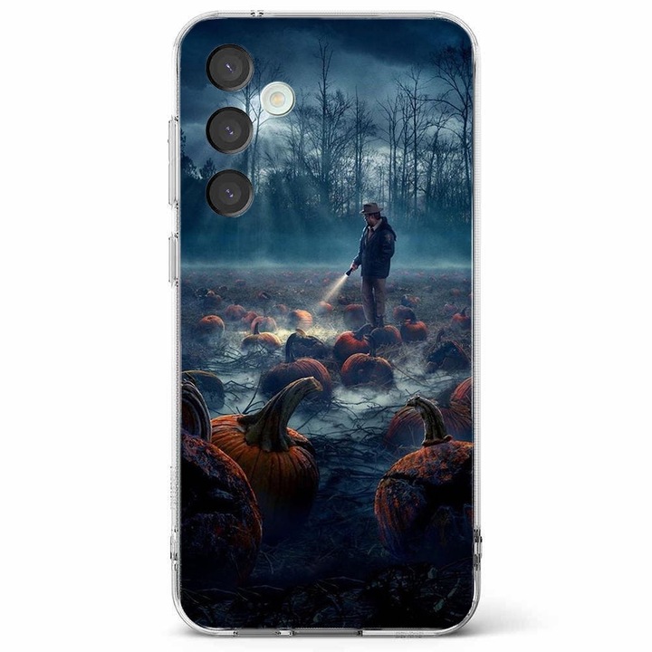 Husa telefon compatibila cu Samsung Galaxy A55 5G, Viceversa, model Jim Hoppe Stranger things, Silicon, TPU