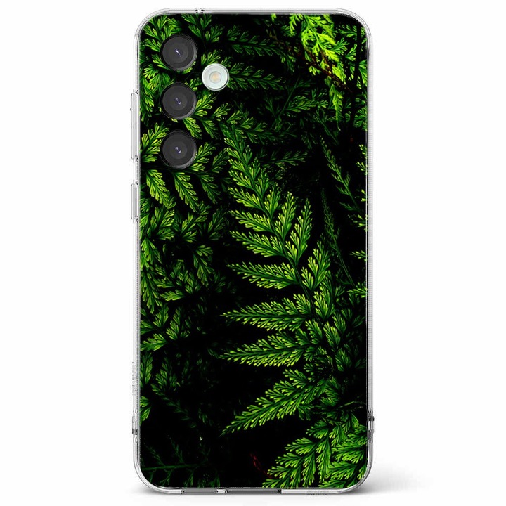 Husa telefon compatibila cu Samsung Galaxy A55 5G, Viceversa, model Leaves, Silicon, TPU