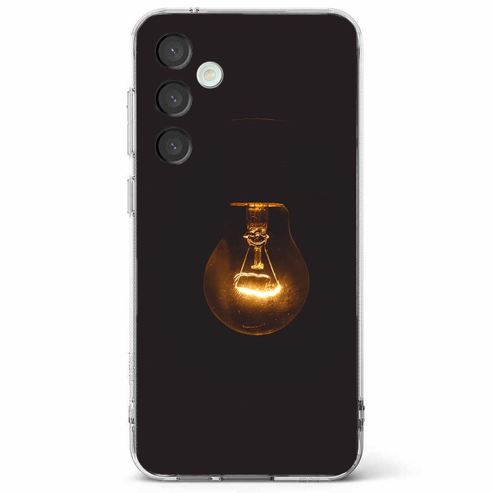 Husa telefon compatibila cu Samsung Galaxy A55 5G, Viceversa, model Lightbulb, Silicon, TPU