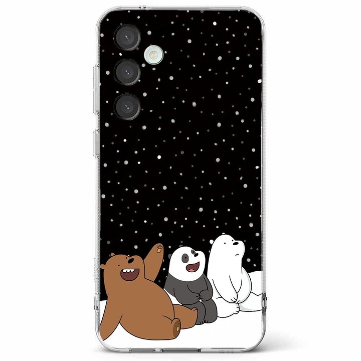 Husa telefon compatibila cu Samsung Galaxy A55 5G, Viceversa, model Look at these stars We bare bears, Silicon, TPU