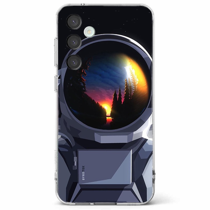 Husa telefon compatibila cu Samsung Galaxy A55 5G, Viceversa, model Love Outer Space, Silicon, TPU