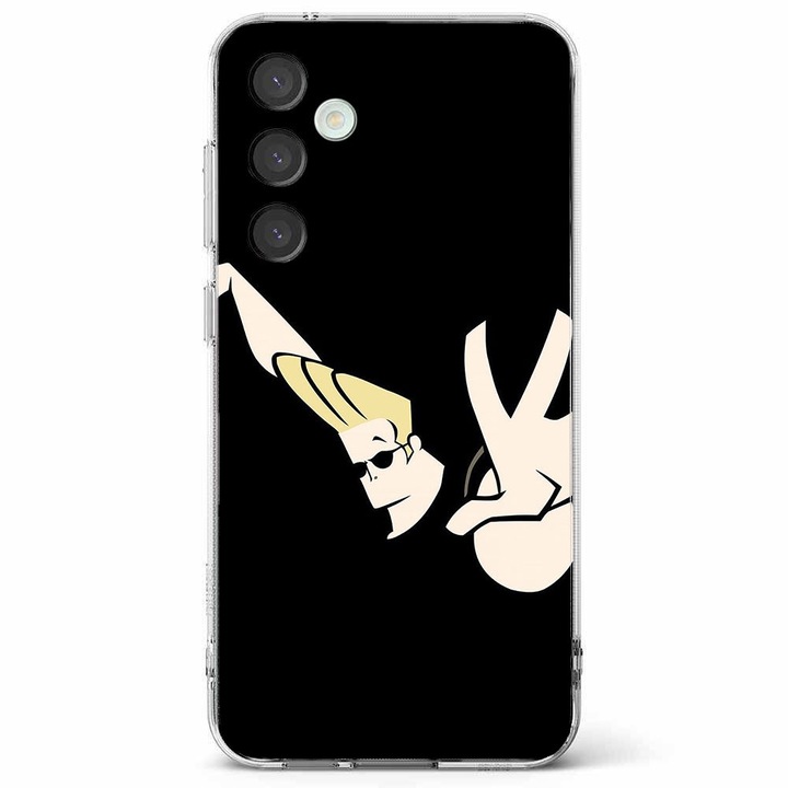 Husa telefon compatibila cu Samsung Galaxy A55 5G, Viceversa, model Mama mia Johhny Bravo, Silicon, TPU