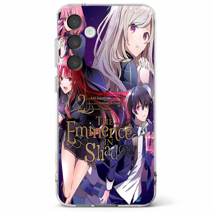 Калъф за телефон, съвместим с Samsung Galaxy S24 Ultra, Viceversa, модел Manga Volume 2 The Eminence in Shadow, Silicon, TPU