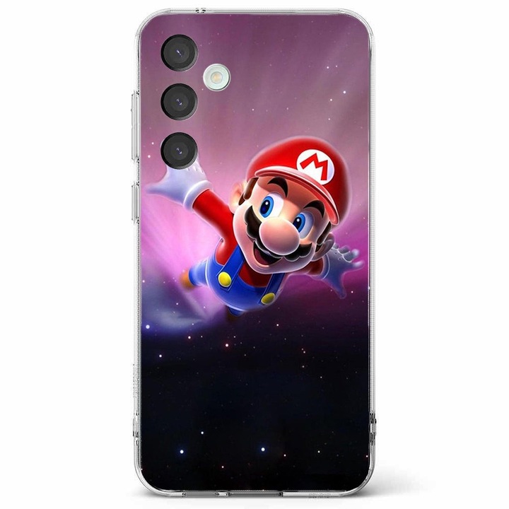 Калъф за телефон, съвместим с Samsung Galaxy A55 5G, Viceversa, модел Mario space diving, силикон, TPU