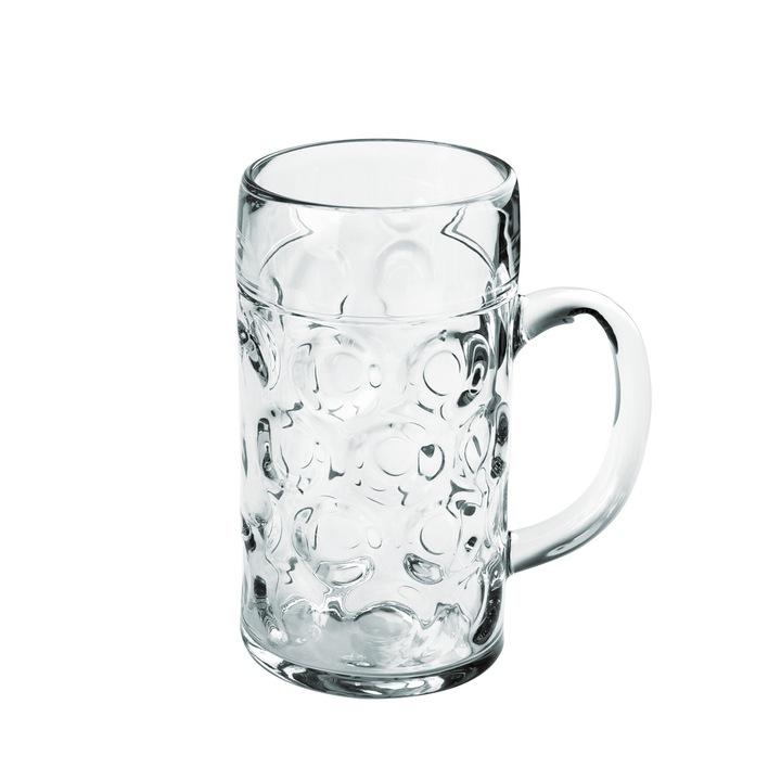 Halba bere reutilizabila, incasabila, Gold Plast, 520 ml, SAN