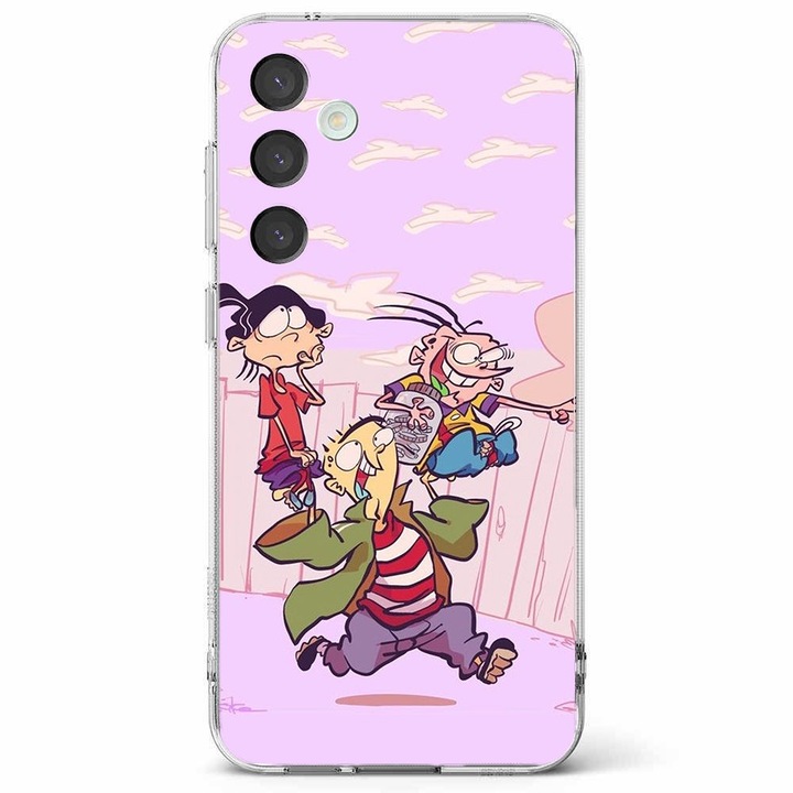 Husa telefon compatibila cu Samsung Galaxy A55 5G, Viceversa, model Ed Edd and Eddy Adventures, Silicon, TPU