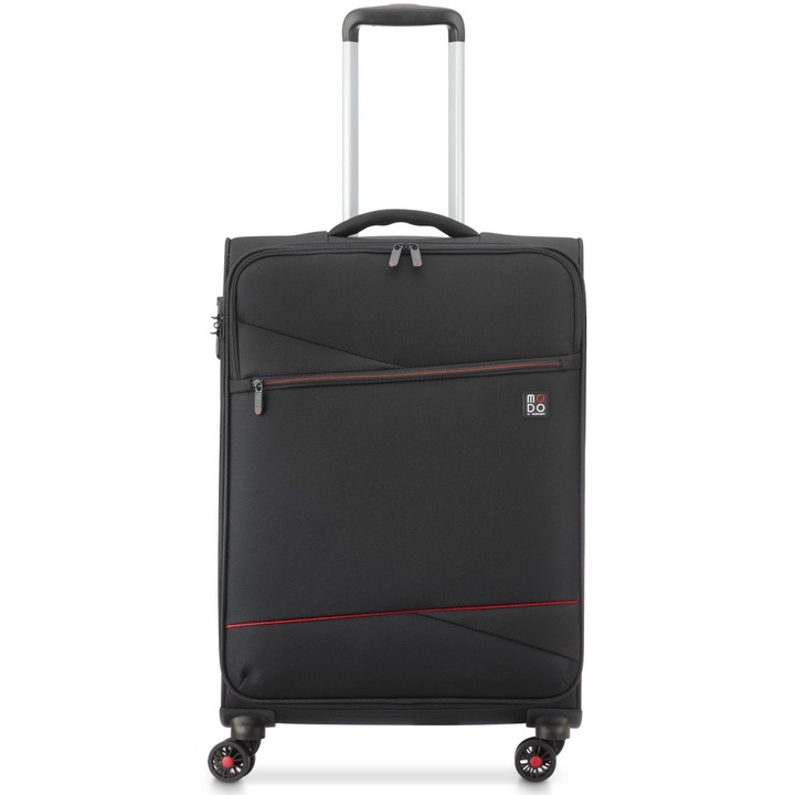 Куфар Modo by Roncato Eclipse 2.0 Spinner, 65x43x26 см, Черен