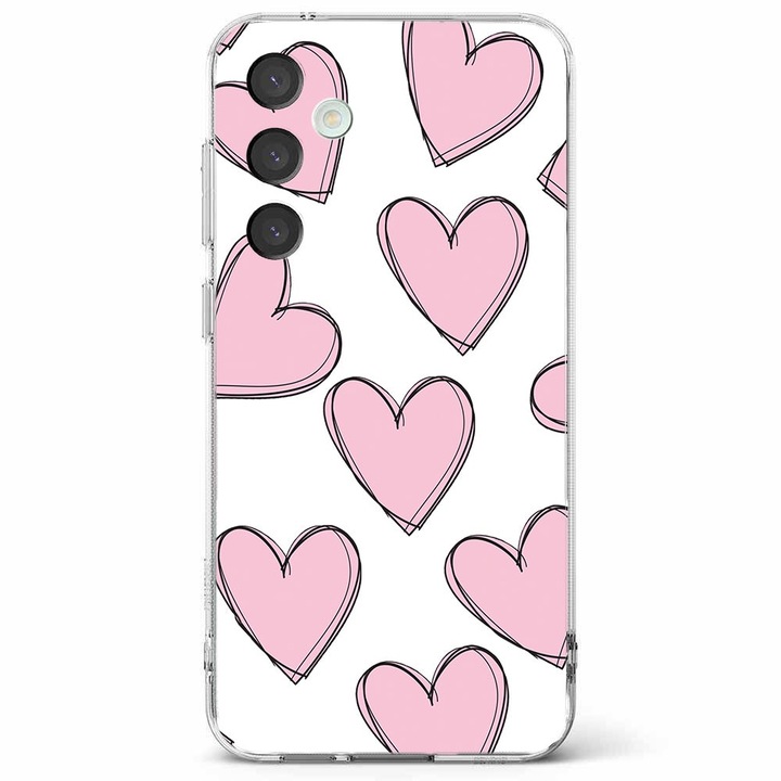 Husa telefon compatibila cu Samsung Galaxy A55 5G, Viceversa, model Im in love, Silicon, TPU