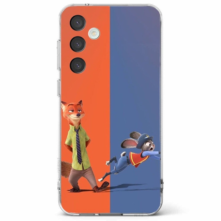 Husa telefon compatibila cu Samsung Galaxy A55 5G, Viceversa, model Nicks trap Zootopia, Silicon, TPU