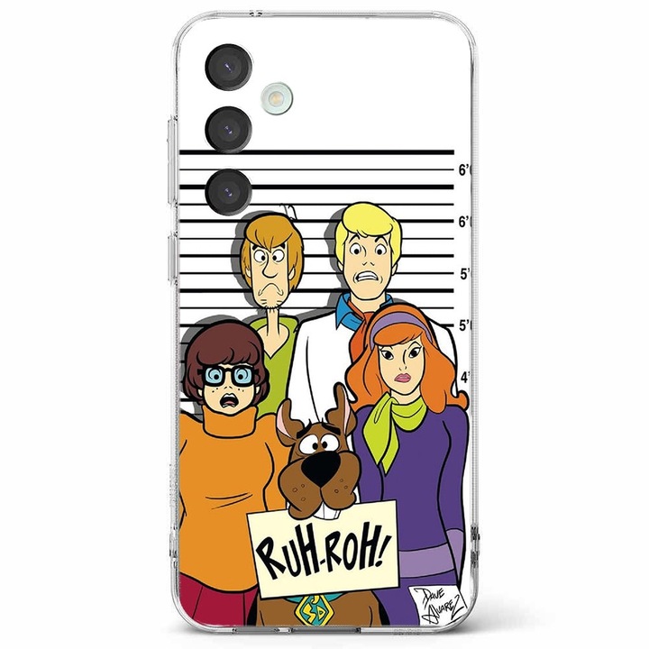 Husa telefon compatibila cu Samsung Galaxy S24, Viceversa, model Ruh Roh Scooby Doo, Silicon, TPU