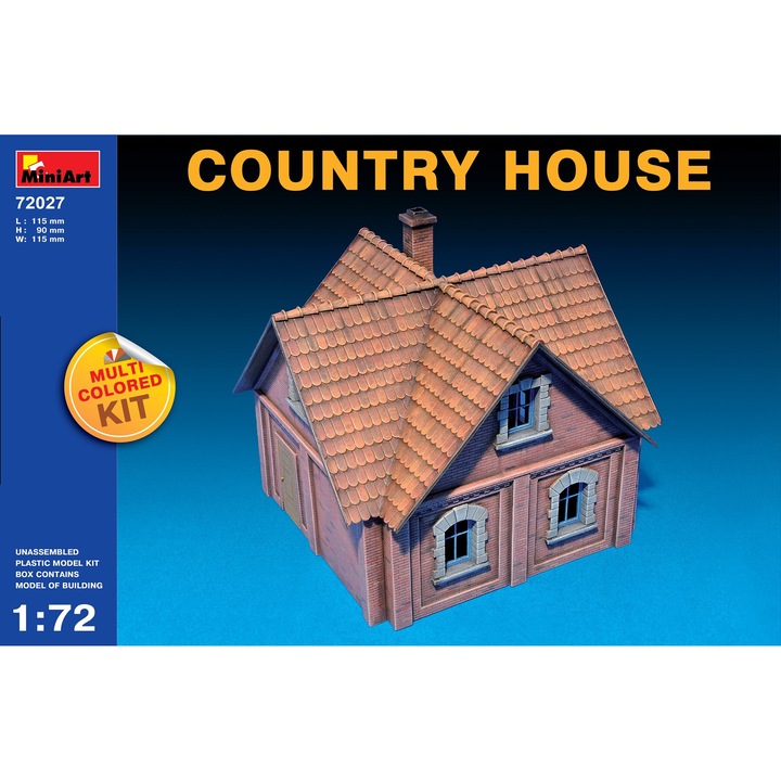Diorama Buildings за изграждане на MiniArt Country House 1:72 Mini 72027