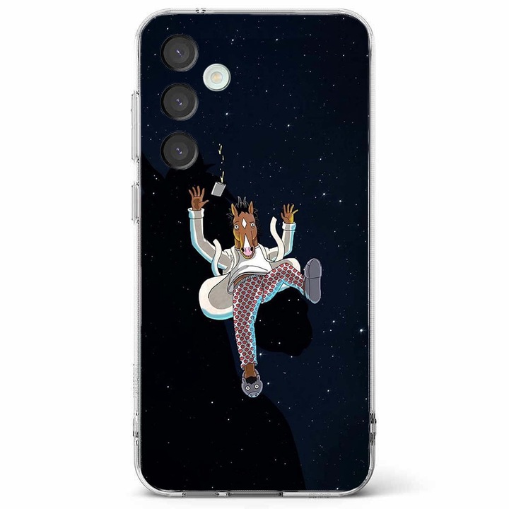 Husa telefon compatibila cu Samsung Galaxy A55 5G, Viceversa, model Bojack Horseman I keep falling, Silicon, TPU