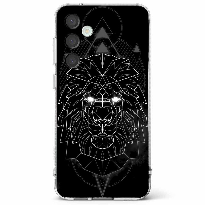 Husa telefon compatibila cu Samsung Galaxy A55 5G, Viceversa, model Lion touch, Silicon, TPU