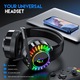 Casti Gaming Surround Virtual 7.1, Microfon Detasabil, Iluminare RGB, Negru