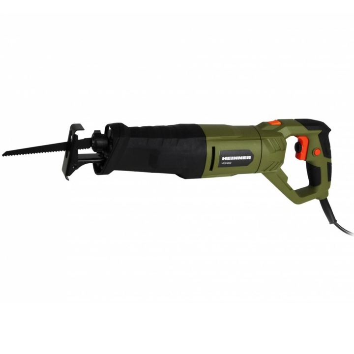 Heinner VFSU002 kardfűrész, 850 W, 2800 RPM, 28 mm lökethossz, forgó fogantyú, 115 mm maximális vágási mélység