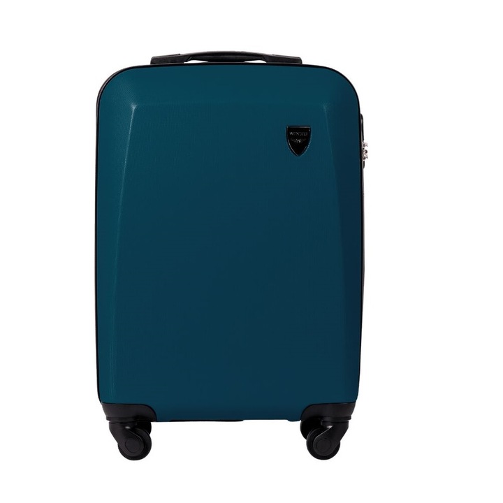 Куфар Wings Cabin Trolley, ABS, 4 колела, заключване, W0125 - 58 см, тъмносин