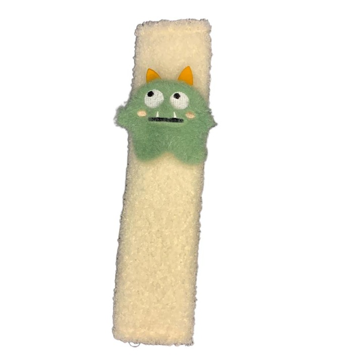 ASDIIT biztonsági öv huzat, vicces kivitel, zöld, felnőtteknek