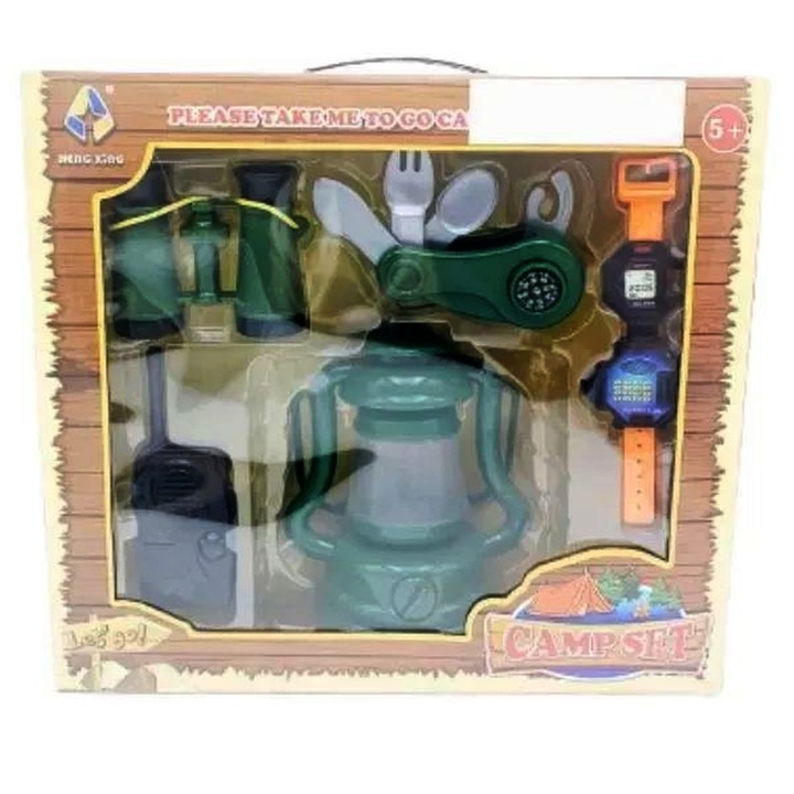 Kemping kaland játékszett