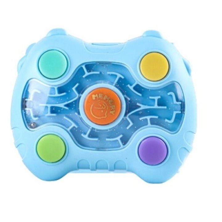 Cub Labirint 3D pentru copii, joc de memorie, 3-6 luni, multicolor