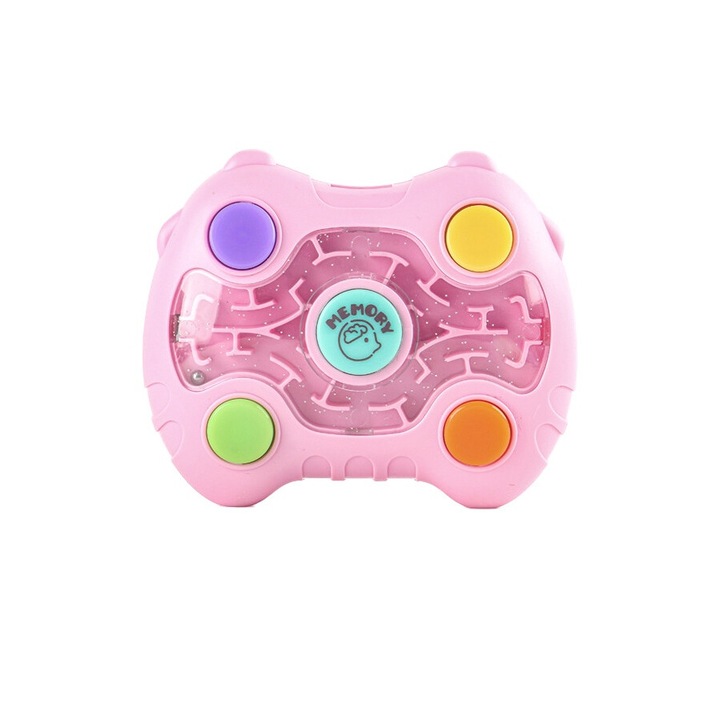 Cub Labirint 3D pentru copii, joc de memorie, 3-6 luni, multicolor