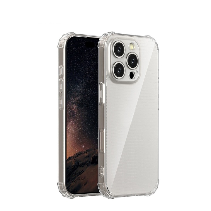 Кейс за Apple iPhone 16 Pro tpu airshock прозрачен