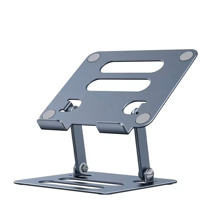 Suport Laptop Tableta Reglabil Pliabil Aluminiu 10-17 inch 6 Nivel