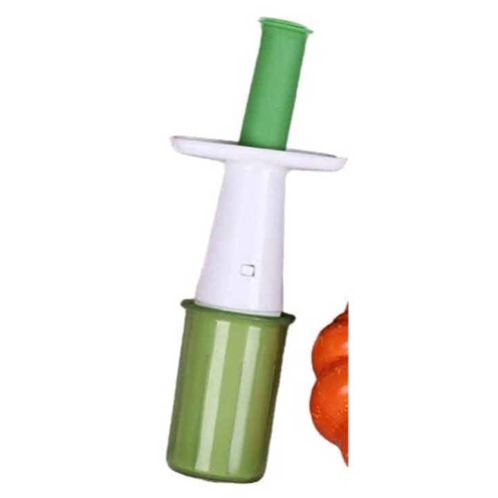 Feliator manual Cozevdnt, Plastic, Verde/Alb