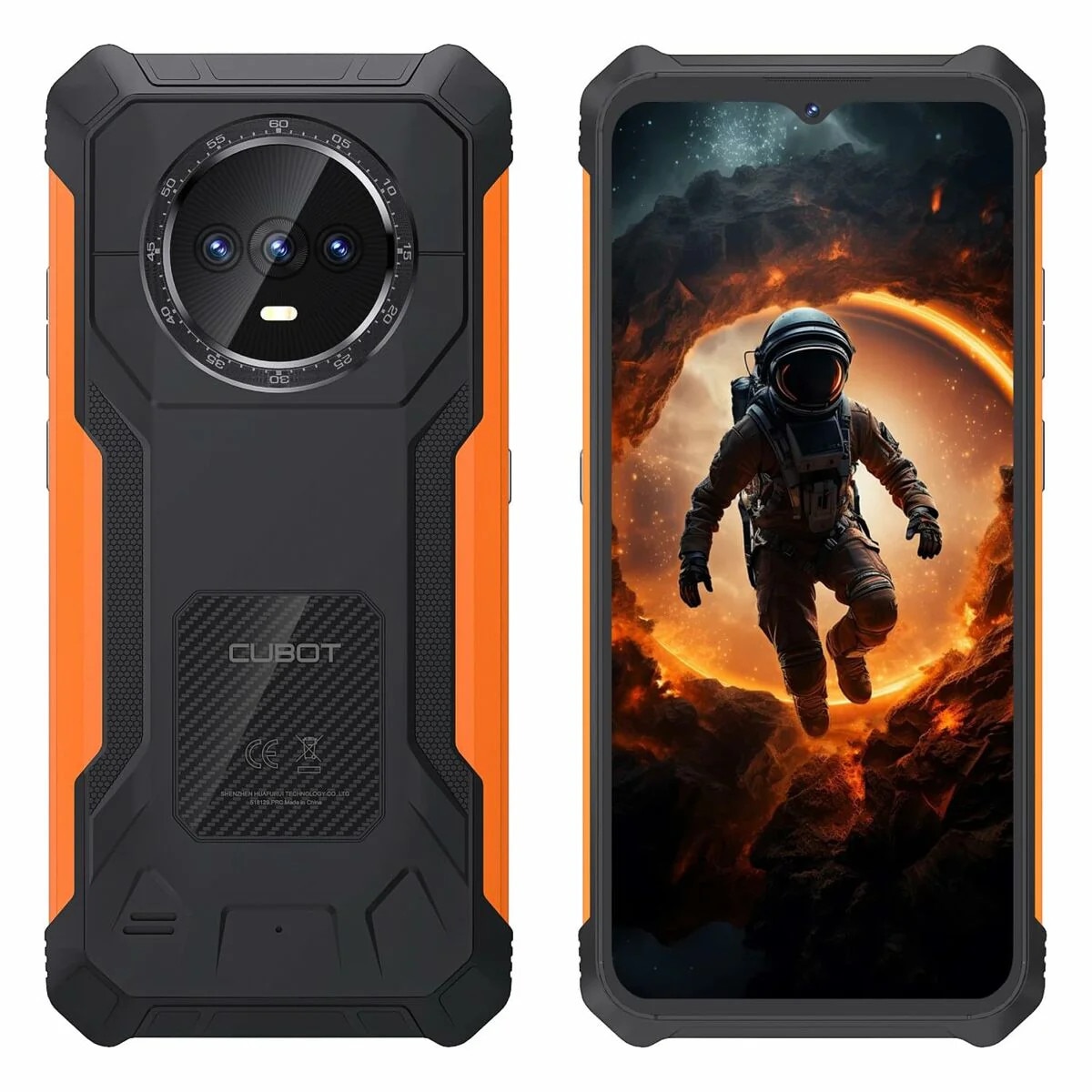 Smartphone Cubot King Kong ES 6,5" UNISOC T606 6 GB RAM 128 GB Negro, naranja
