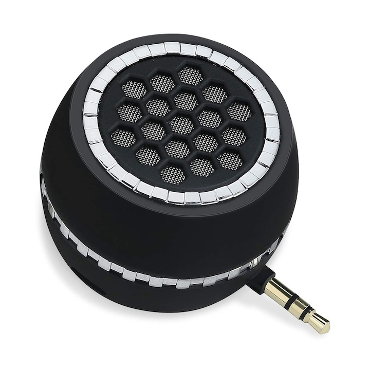 Boxa portabila Jormftte, mini stereo wireless, alb, cu suport pentru brat, impermeabil, 170g