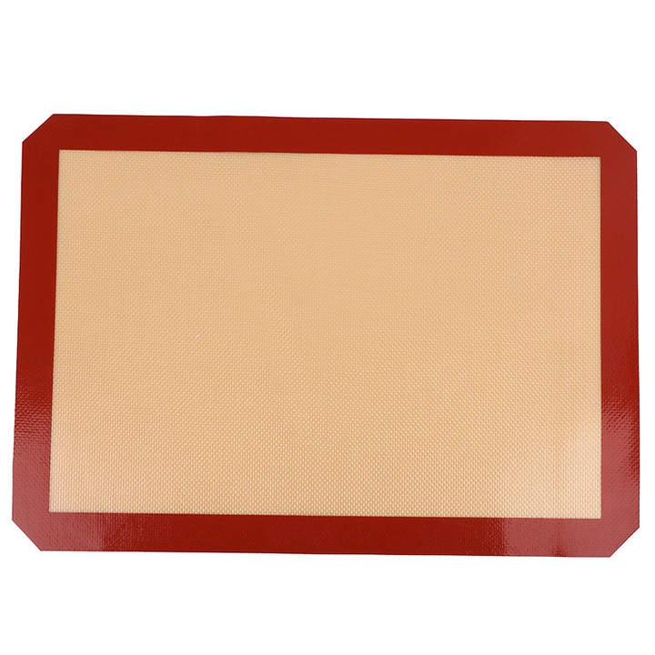 Sütőlap, Gigicial, szilikon, magas hőmérsékletnek ellenálló, piros/narancssárga