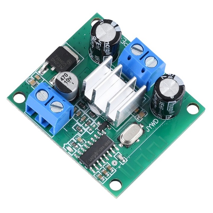 Мини моно аудио усилвател 100W с Bluetooth, TPA3116, DC 5-24V