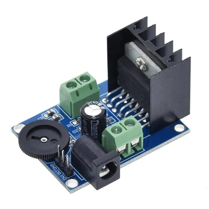 Amplificator audio stereo 2x15W cu TDA7297, DC 3-18V