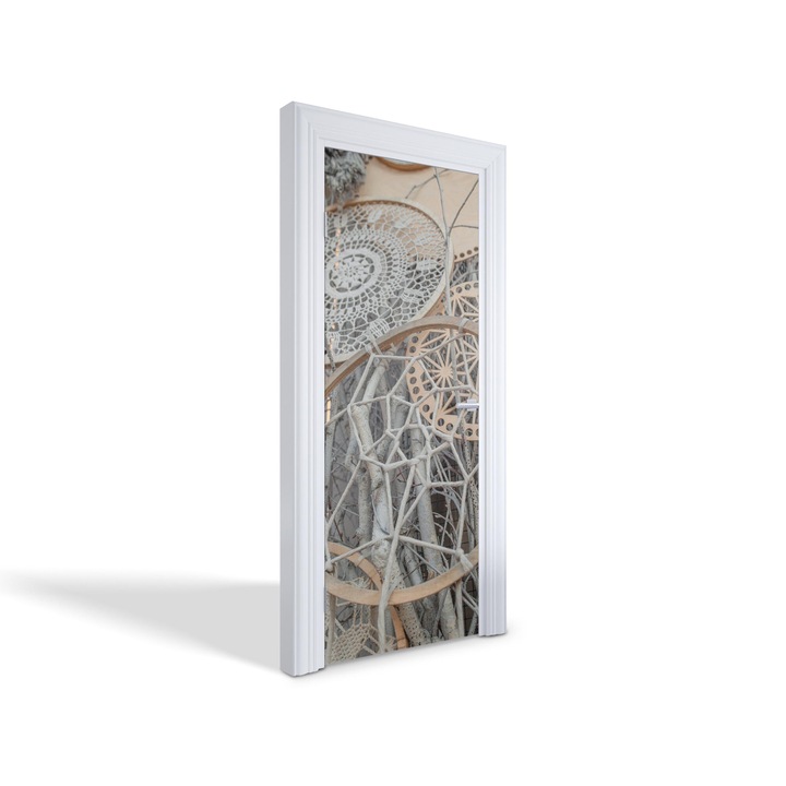 Stickere decorative, Wallfluent, Mestesuguri si ramuri, Maro, 75x205 cm, 010120130040000278244