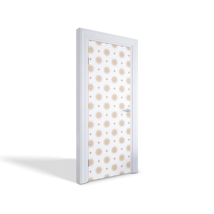 Stickere decorative, Wallfluent, Stele de aur, Crem, 75x205 cm, 010120130040000278349