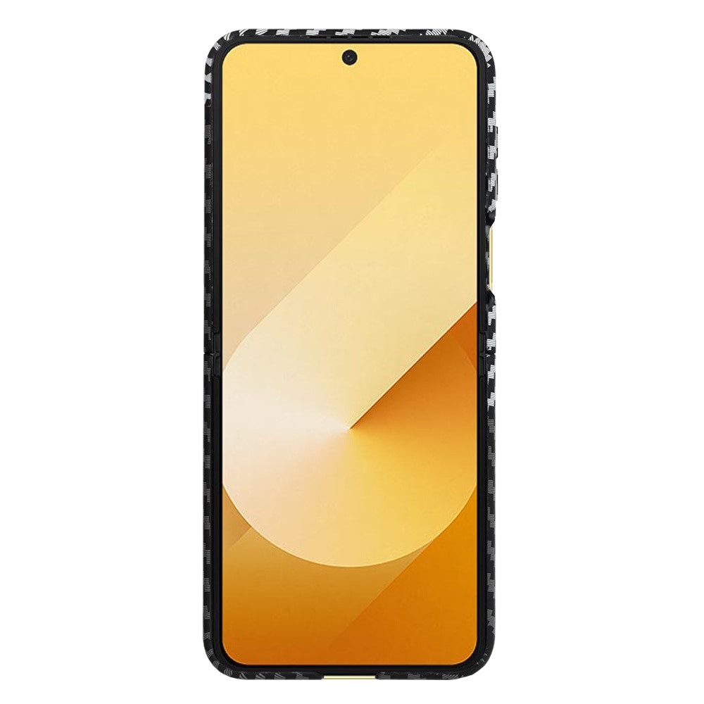 Husa pentru Samsung Galaxy Z Flip 6 Daden®, Ultra Slim, Carbonite FiberShell, Calitate Premium, Stealth Gray
