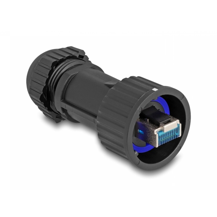 Conector RJ45 cat.6A cu protectie pentru praf/waterproof IP68, Delock 67049