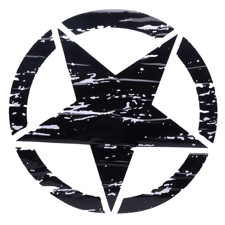 Стикер за каросерия на автомобил, черен, 50 см, за Jeep F150 Wrangler Rubicon JK CJ TJ YJ