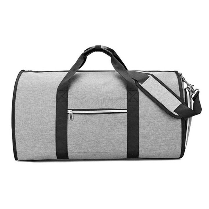 Mmgoqqt Férfitáska, nagy kapacitású, vízálló, szürke