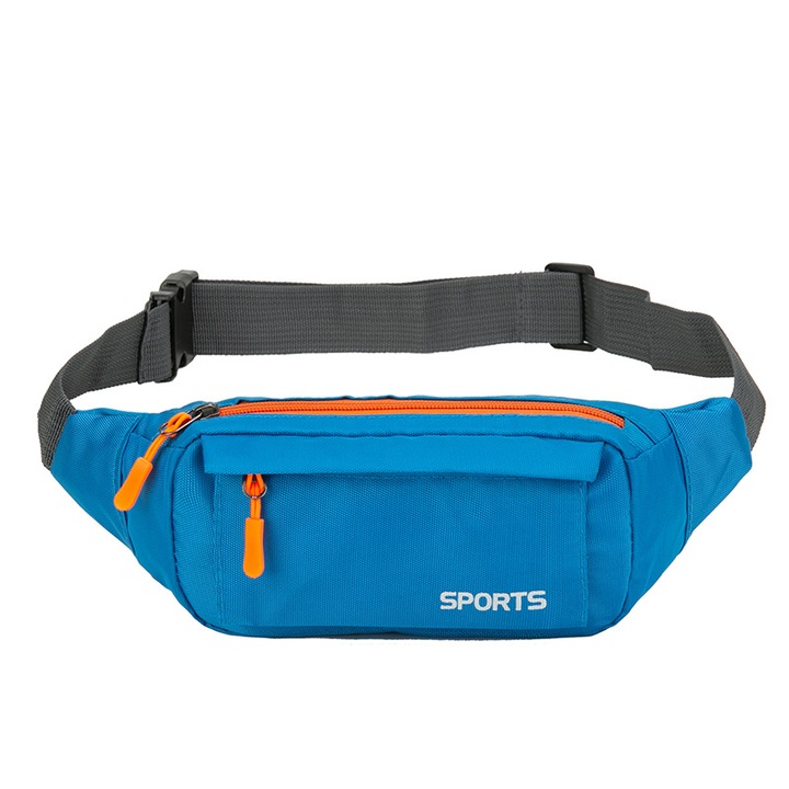 Unisex sport övtáska, kicsi, könnyű, vízálló, strapabíró, égszínkék