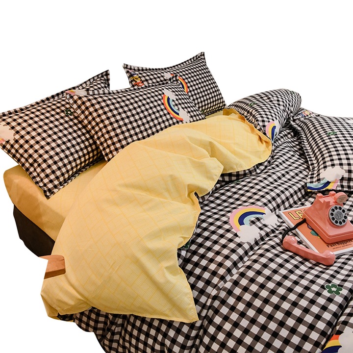 Jormftte ágynemű, Pamut, 180x220 cm, Többszínű