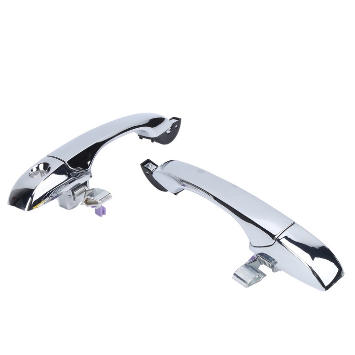 2 db külső ajtókilincs készlet, 4589009AH, Chrysler 300 2005-2010, ABS, ezüst