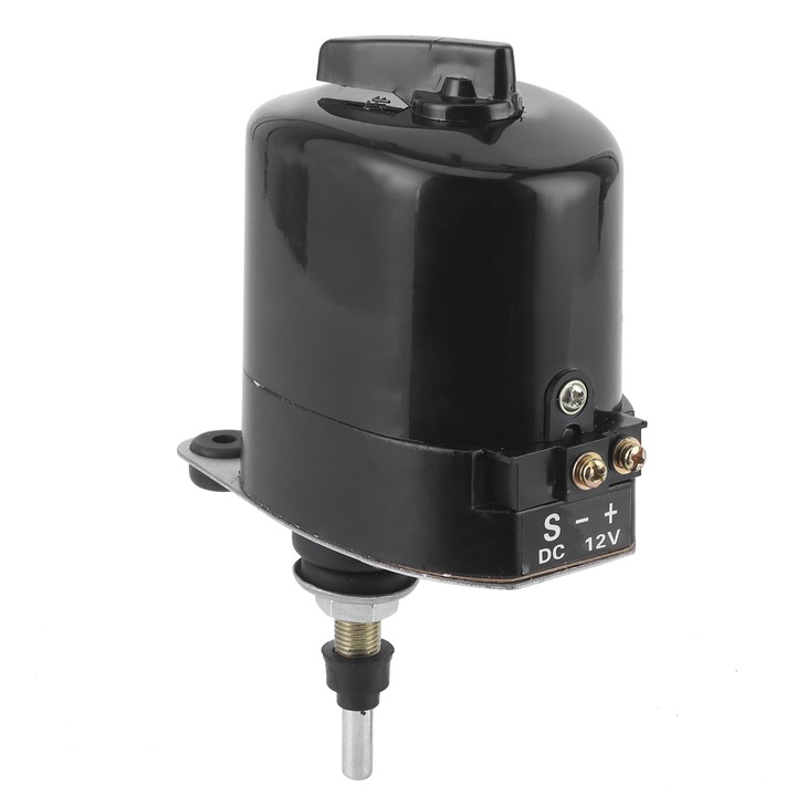 Motor stergator parbriz 12V, 01287358, negru, pentru tractor Willys Jeep