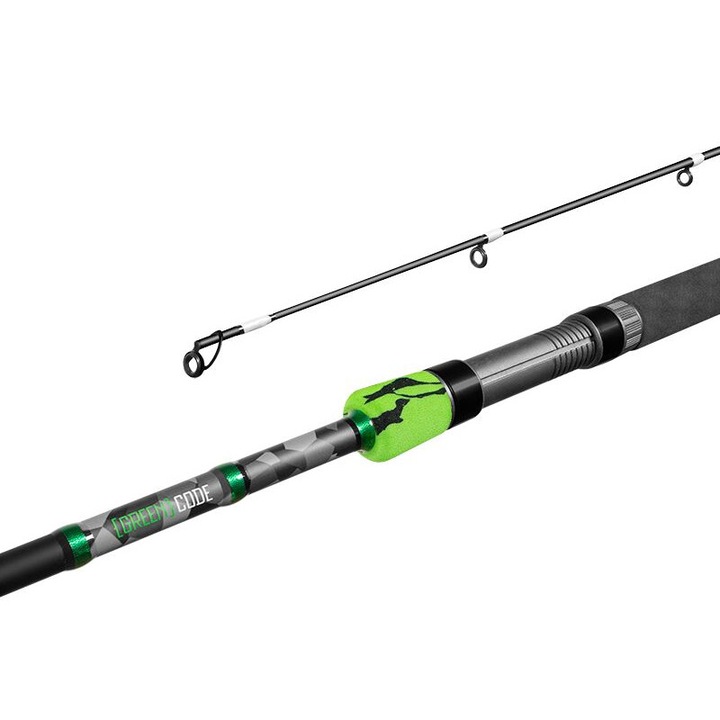 Canoe Delphin GreenCODE 240cm/35g, 2 bucati, culoare verde-negru