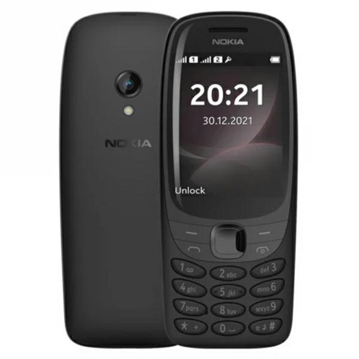 Мобилен телефон Nokia 6310, 2.8", 8 MB RAM, 16 MB, две SIM карти, черен, 135.5x56x14.1 mm