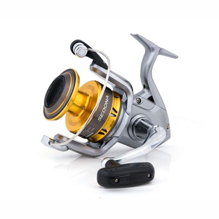 Mulineta, Shimano Sedona FI 8000, 8000, galben/argintiu