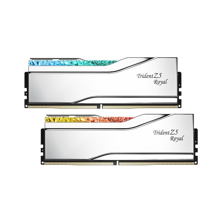 Памет RAM DDR5 G.Skill Trident Z5 Royal, RGB, 32GB, 6400MHz, многоцветна, 2x16GB